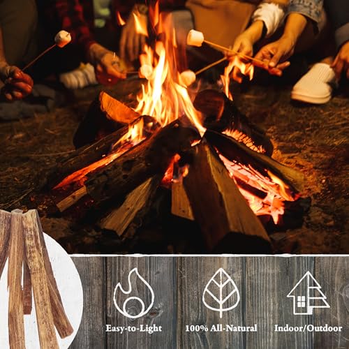 Pure Garden 25lb All-Natural Pine Firewood & Kindling Fire Starters