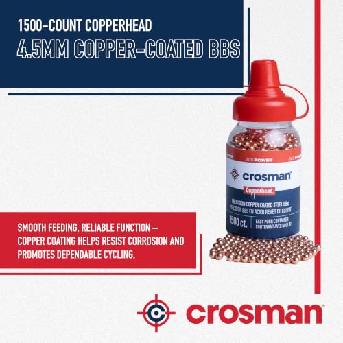 4.5mm Copper-Coated Steel BBs - 1500-Count Bottle