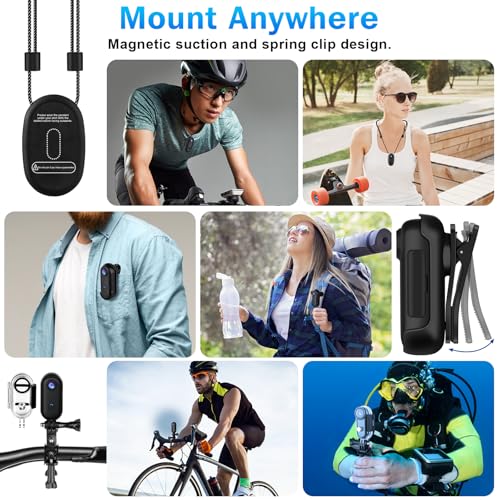 i3 4K Thumb Action Camera - Tiny Size, Waterproof, 64GB