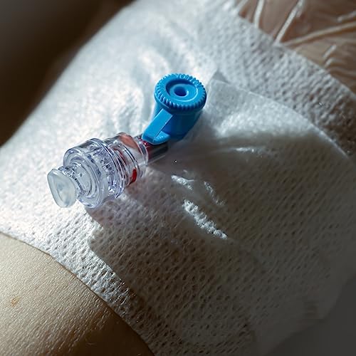Vakly Sterile Split Drain Sponge Gauze 4 x 4, 6-Ply, 50 Pack