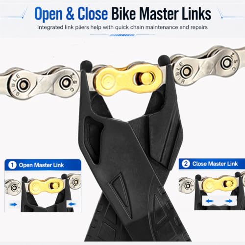 2-in-1 Bike Tire Levers and Master Link Pliers for Roadside Repairs