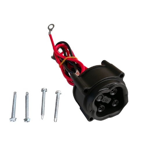 Golf Cart Receptacle Plug Compatible Yahama Receptacle JW2-H6181-02-00 |Yamaha Golf Cart Charging Receptacle Fits 2008-2010 G29 Drive Models