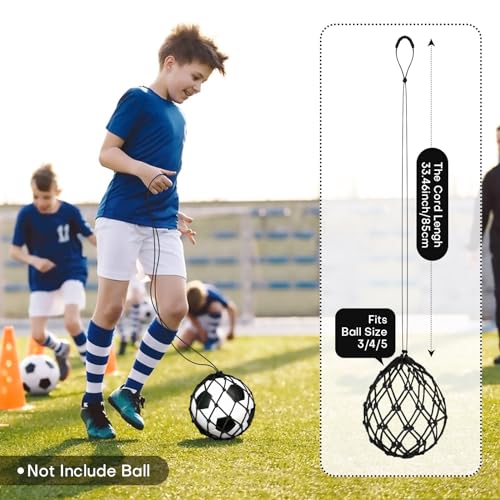 Soccer Kick Trainer 2PCS with Return Net - Football Practice Gear