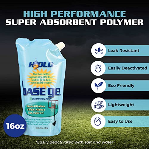 Base Gel Polymer for Stabilizing Basketball Hoops & Sign Bases - 16 oz