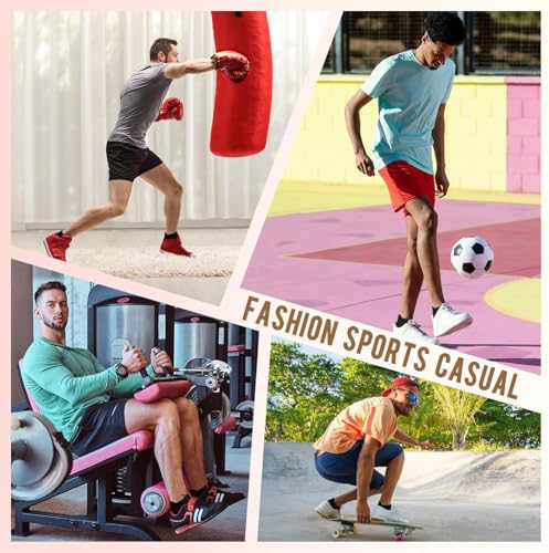 FuelMeFoot Men's Large-X-Large Non-Slip Yoga Socks 4 Pairs Black Cushioned