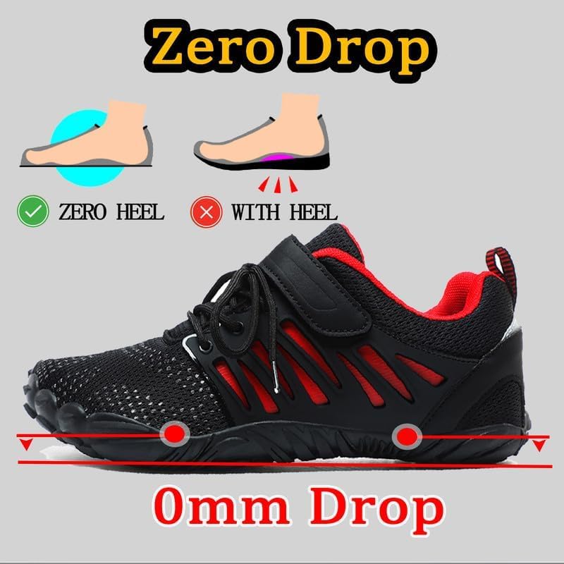 MIFAWA Barefoot Shoes - Men's Wide Toe Box Zero Drop Water Shoes for Gym & Hiking | Minimalist Design