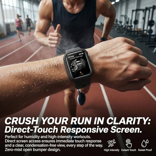 Slim Bumper Case for Apple Watch Series SE/6/5/4 - 40mm Black