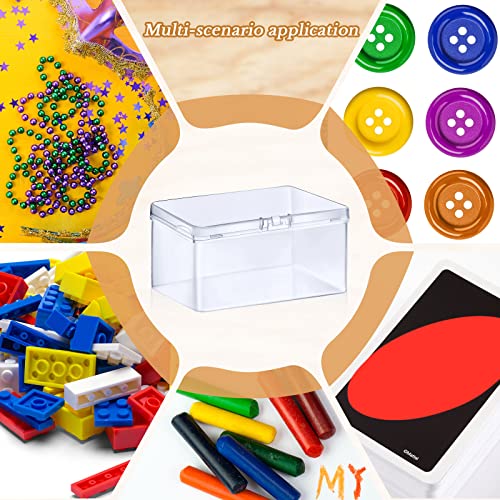 Qunclay 10 Pack Plastic Game Card Storage Boxes for Trading & Collectible Cards