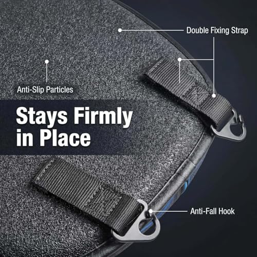 Foldable Motorcycle Gel Seat Cushion with Waterproof Cover | Ergonomic Bumper Pad