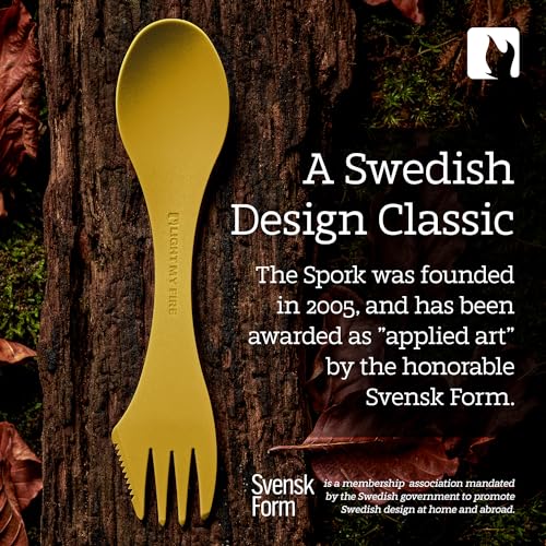 Light My Fire Spork Original 10-Pack 3-in-1 Camping Utensils - Multicolour