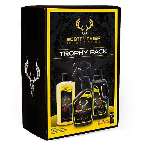Scent Thief Hunter's Trophy Pack - Premium Hunting Scent Eliminator & Accessories