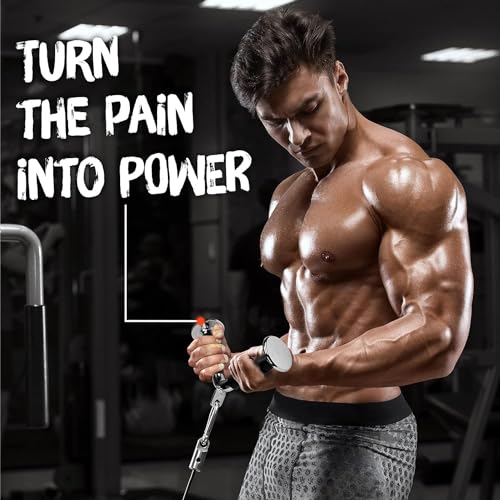 V Bar Cable Machine Attachment for Tricep & Lat Workouts