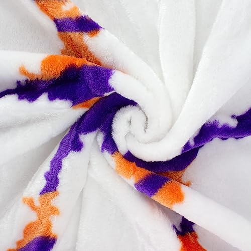 Clemson Tigers Raschel Throw Blanket - 60 x 50 Inches