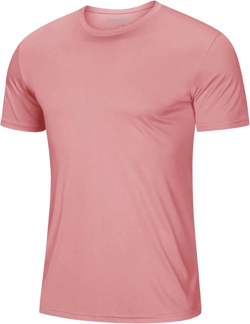 MAGCOMSEN Men's UPF 50+ Quick-Dry Athletic T-Shirt - Lightweight Workout & Swim Tee