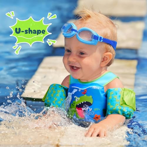 Toddler Swim Vest with Floaties for Water Play, Ages 1-2