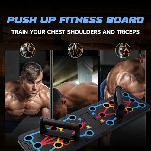 Push Up Board with 15 Angle Slots - Red Fitness Equipment