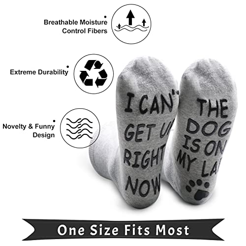 Dog Mom Gifts Wine Tumbler Gift Box - White, Socks & Makeup Bag