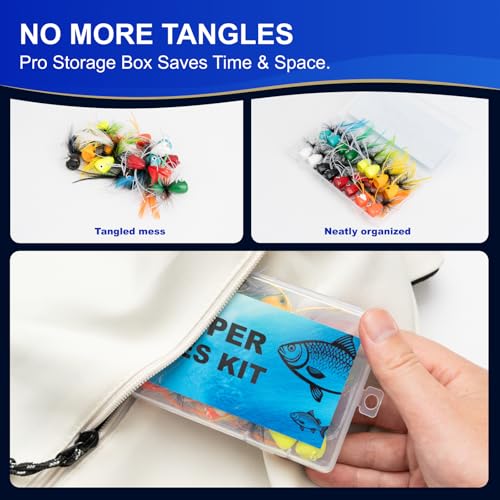 16 PCS Topwater Fishing Lures Set - 8 Vibrant Colors for Bass
