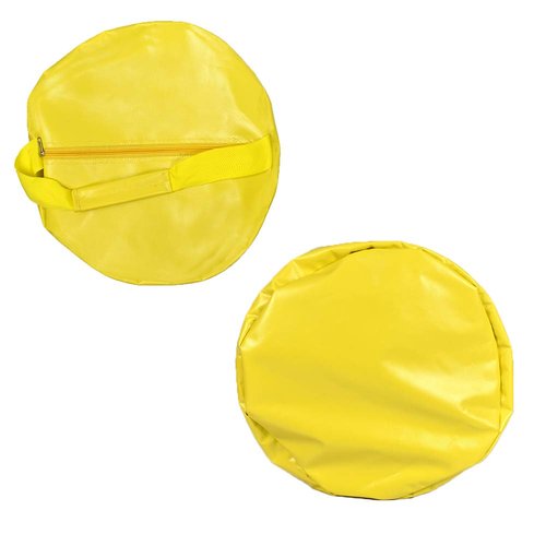 ASENVER Golf Swing Impact Trainer Bag Golf Power Smash Bag (Yellow- Target Pattern)