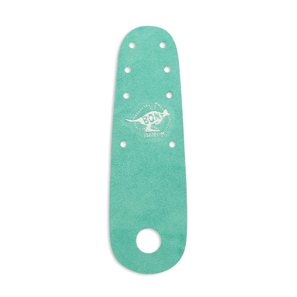 Bont Roller Skates - New 100% Australian Suede Flat Toe Guard Protectors - Roller Skate Derby Figure - Pair - Pistachio Green Suede