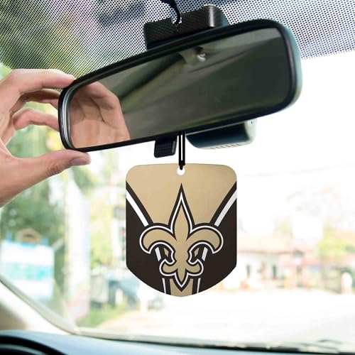 New Orleans Saints Air Fresheners - 2 Pack Shield Design