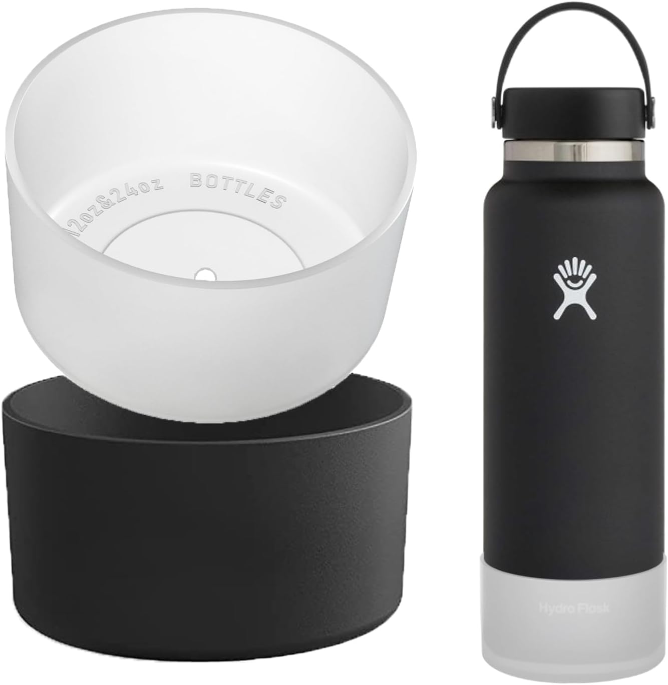 Skiennix Silicone Boot | Anti-Scratch Protective Sleeve for Hydro Flask | Fits 12oz-40oz Bottles