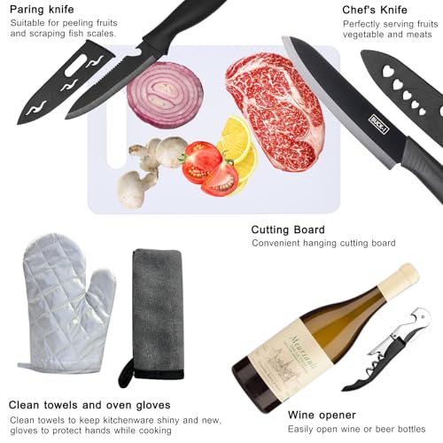 National Style 31-Piece Camping Utensil Set with Storage Bag - Camping Cooking Gear for RV, Tent, Grill
