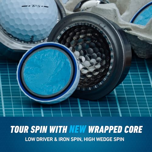 TP5 Golf Balls - White - One Dozen - 5 Layer Construction