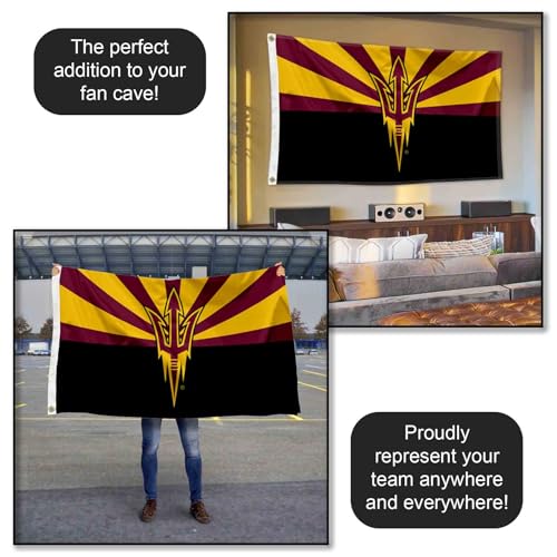 Arizona State Sun Devils 3x5 Flag with Grommets - College Sports Banner