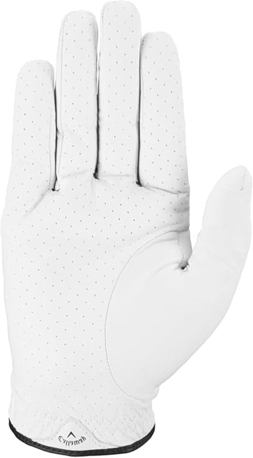 Callaway Golf Dawn Patrol Glove - Premium Comfort & Grip for Enhanced Performance | Right Handed, White