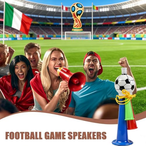 4-Pack Stadium Horns - Durable Noise Makers for Sports Events