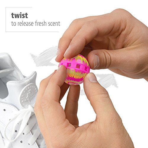 Shoe Odor Eliminator Balls - Fresheners for Sneakers & Gear, 2 Pack