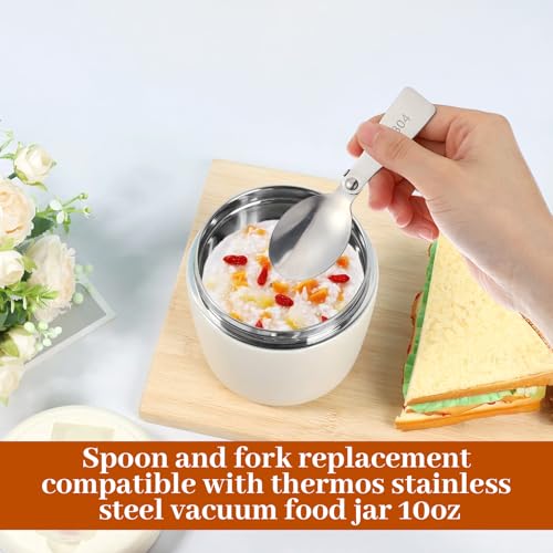 4-Piece Portable Stainless Steel Folding Utensil Set - Travel