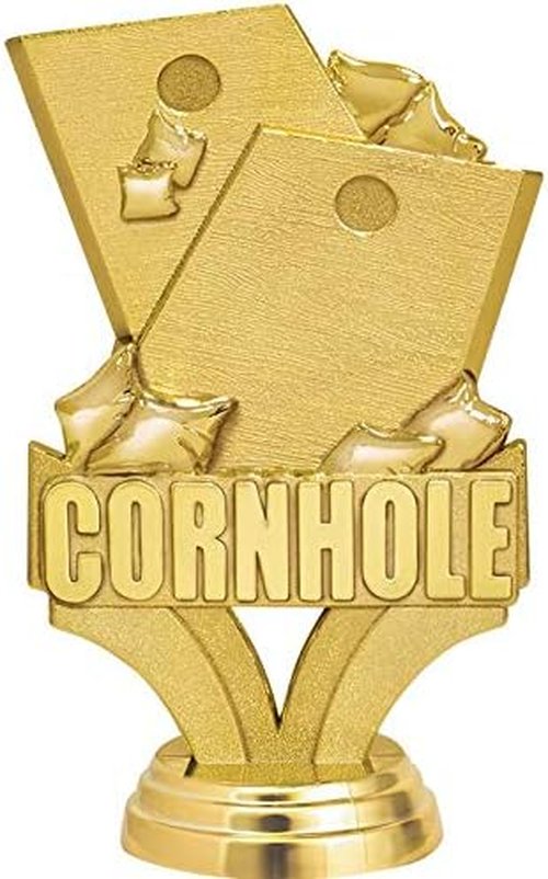 Custom Cornhole Trophy - 11" Personalized Awards for Cornhole Champions