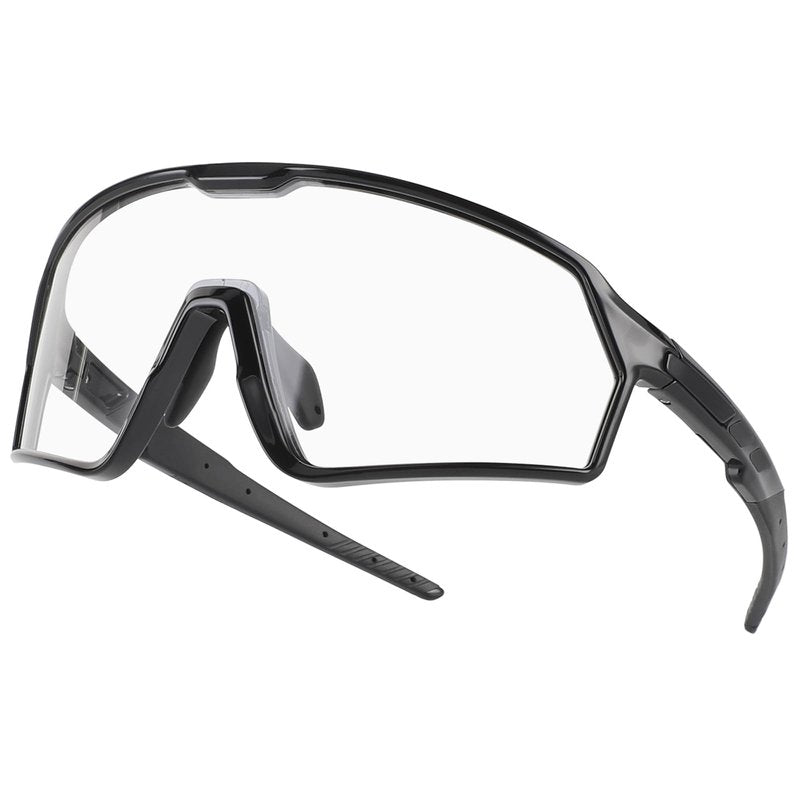 BangLong Photochromic Cycling glasses for Men Women, Clear Running MTB Sunglasses UV Protection