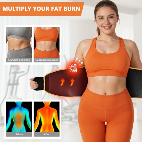 Sweat Waist Trainer for Women - Medium Neoprene Cincher Belt