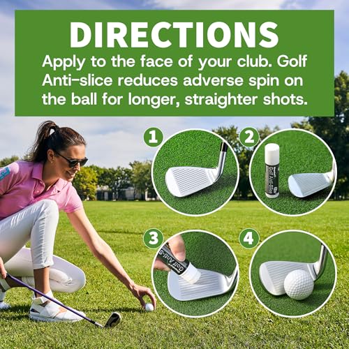 Golf Anti-Slice & Anti-Hook Wax Stick - 2 Pcs
