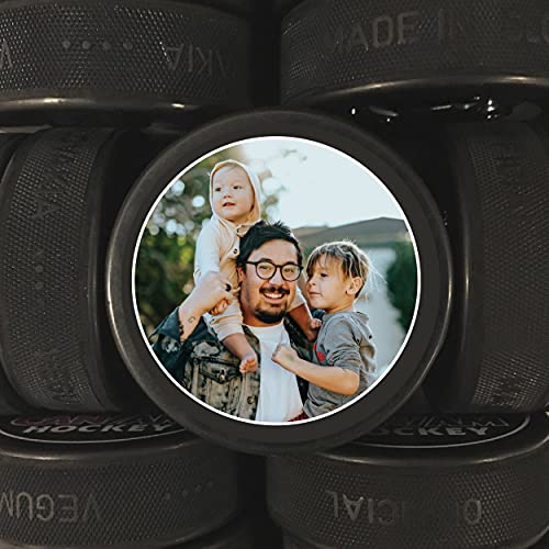 Personalized Father's Day Hockey Puck Gift - Design 17