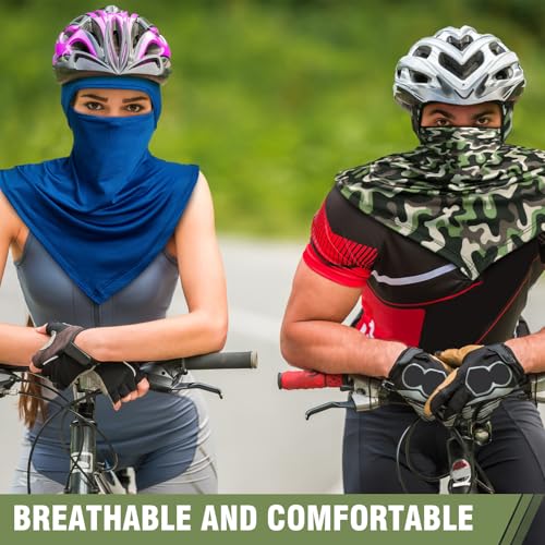 Bunnycool 8-Pack Charming Sun Protection Balaclava Face Masks for Men, Mosquito & UV Shield