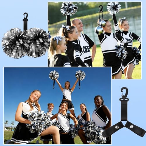 Pom Pom Holder for Cheerleading Backpack - Black