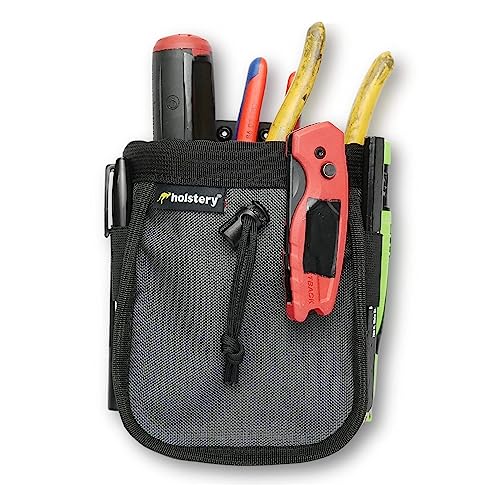Joey Pouch | Clip-On Tool Belt Bag for Tools, Screws, and Nails - Great for an Electrician, HVAC Tech, Plumber, Carpenter, Contractor, Handy Man, and Any Tradesperson Who Wears a Small Utility Pouch