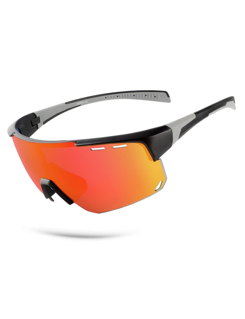 Xiyalai Sports Sunglasses for Men Women - Cycling Sunglasses for Running Baseball Driving Fishing UV400 Protection