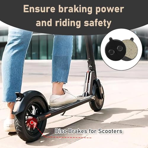 8 Pcs Brake Pads for Gotrax GXL V2, Apex, Apex XL, XR Ultra - Durable & Low Noise