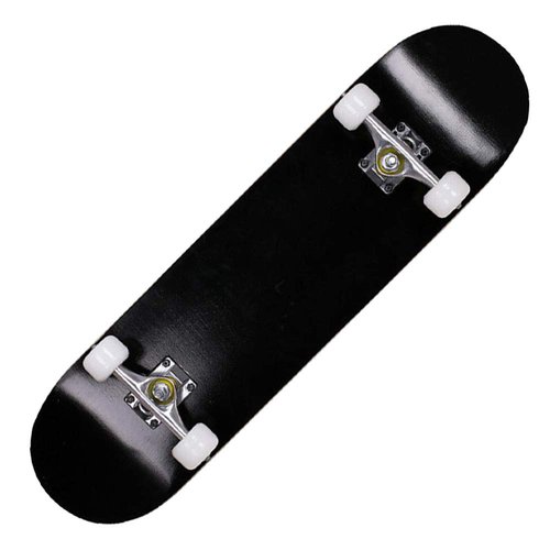 Sumeber Standard Skateboards for Beginners Kids Boys Girls Youths Adults Starter-Complete Skate Boards 31''x 8'' Maple Wood Skateboard (All Black)