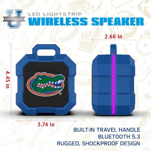 SOAR NCAA South Carolina Gamecocks Shockbox LED Wireless Bluetooth Speaker