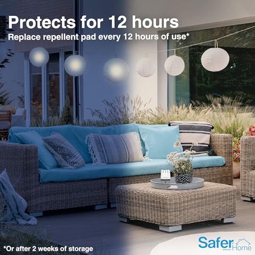 Natural Mosquito Repellent Refills - 4 Pads for 48 Hours Protection