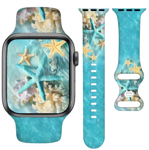 Holiday Watch Bands Compatible 38mm 40mm 41mm 42mm for Women Men,