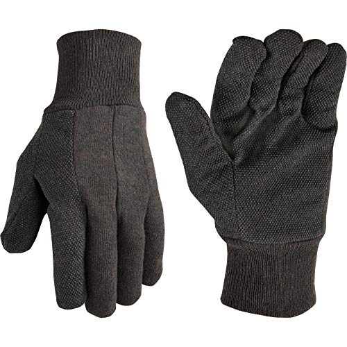 Cotton Blend Jersey Work Gloves with PVC Dots - X-Large