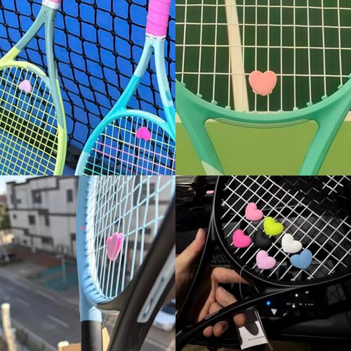 Heart Tennis Dampener - Pink Vibration Shock Absorber