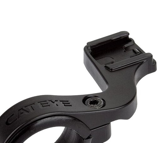 CATEYE OF-100 Out Front Bike Computer Bracket – Bolt-on Mount, Positions Computer Front and Center, Easily View Your Ride Data, Compatible with Padrone, Strada, Urban and Velo Wireless Computers